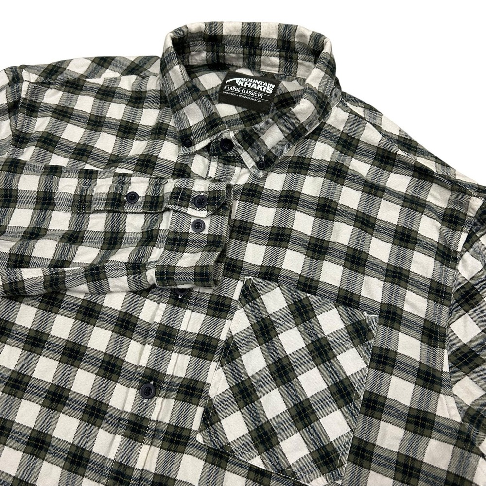 Mountain Khakis Downtown Flannel Shirt Mens XL Classic Fit Button Down Plaid